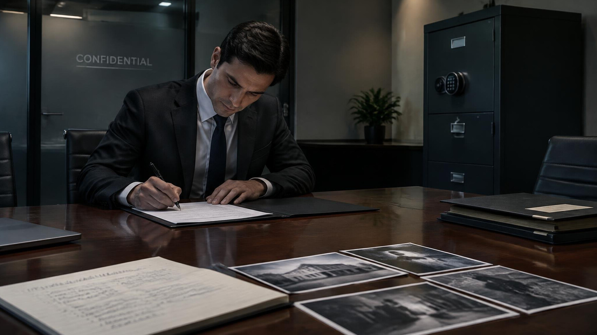 confidential meeting room